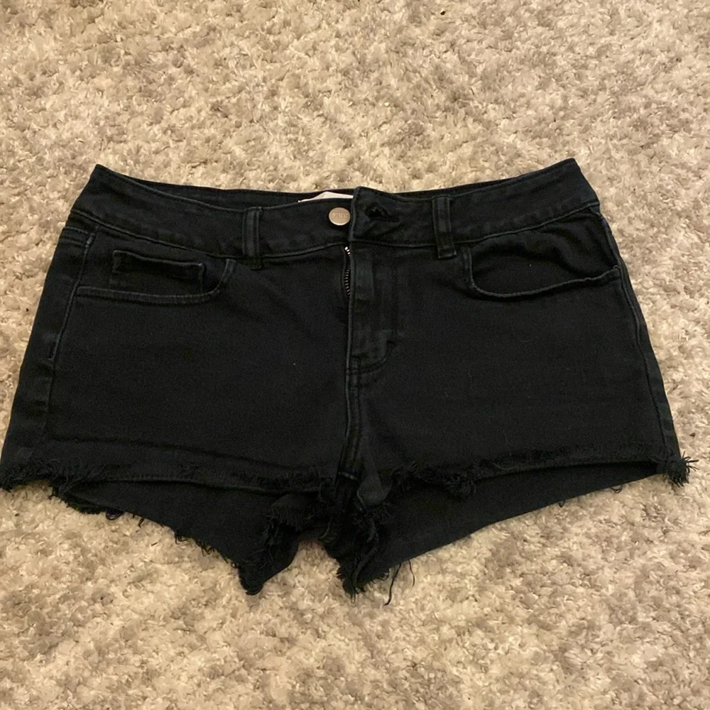 PINK denim shorts
